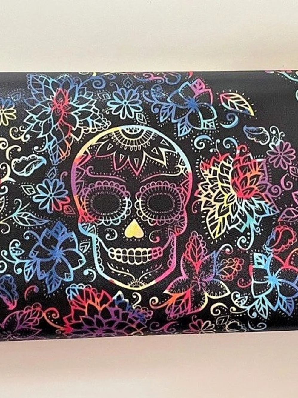 Multicoloured Sugar Skull Floral Wallet NWT